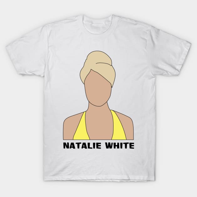 Natalie White T-Shirt by katietedesco